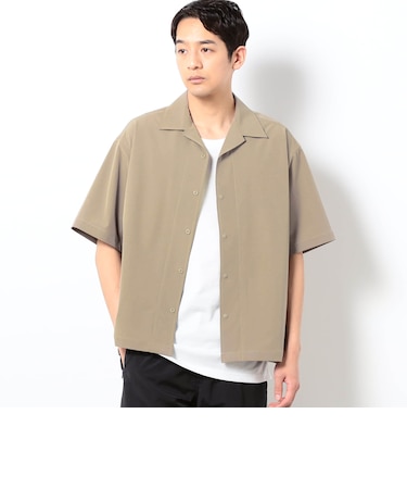ストレッチリップ オープンカラーシャツ