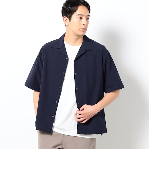 ストレッチリップ オープンカラーシャツ