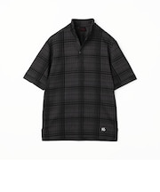 【NICOLE SPORTS】ブリスターチェックスタンドポロシャツ