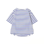 日本製デラヴェ天竺 半袖Ｔシャツ　ボーダー/シーズンカラー
