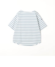 日本製デラヴェ天竺 半袖Ｔシャツ　ボーダー/シーズンカラー