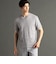 メランジジャカードニット VネックTシャツ