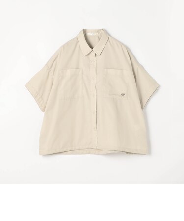 ドロスト付き 半袖シャツ