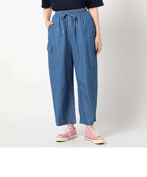 【BROOKLYN OVERALL 】カーゴポケット付きバレルレッグパンツ
