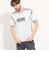 ハケメ×ロゴ柄半袖Tシャツ