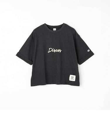 【DISCUS 別注】袖ロールアップバックプリントTシャツ