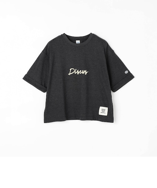【DISCUS 別注】袖ロールアップバックプリントTシャツ