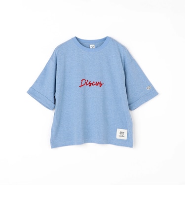 【DISCUS 別注】袖ロールアップバックプリントTシャツ