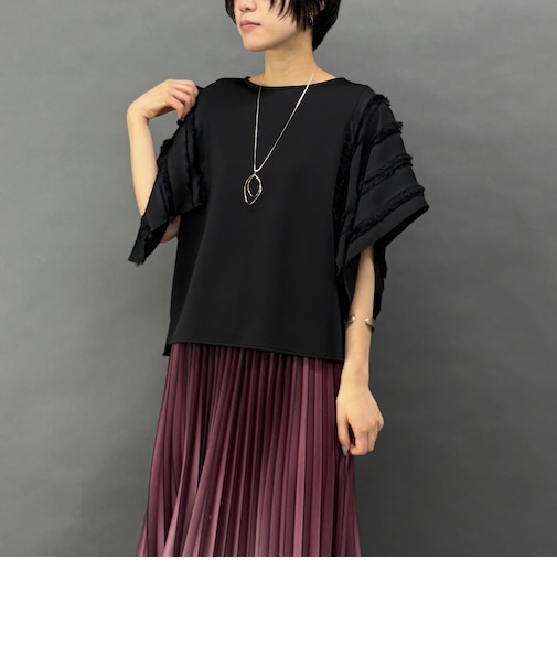 ハンカチヘム半袖Tシャツ