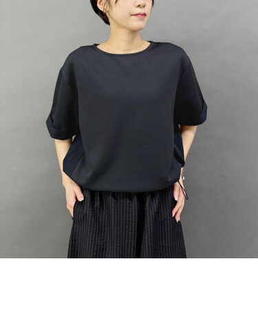 異素材使いプルオーバー