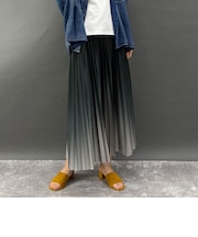 着心地抜群!大人グラデーションプリーツスカート