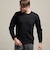 【HIDEAWAYS BLACK】切替タックボーダー長袖ニット