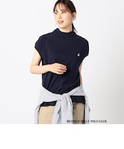 【BEVERLY HILLS POLO CLUB 】グランドパーク別注　モックネックラグラン プルオーバー