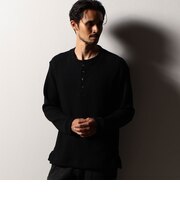 【RIELABO】ヘンリーネックカットソー(日本製)