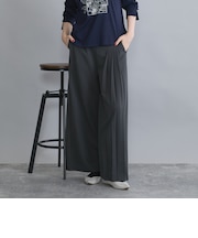 きれい見えサイドプリーツパンツ