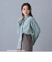 【BEVERLY HILLS POLO CLUB】ネクタイ付きシャツ