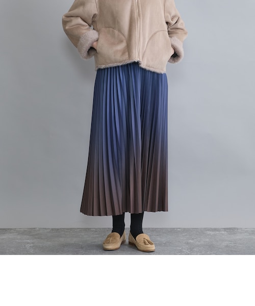 ニットプリーツスカート｜ニコルの通販｜&mall（アンドモール）三井
