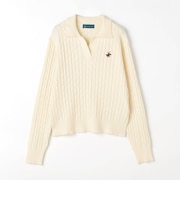【BEVERLY HILLS POLO CLUB】スキッパー明きニット