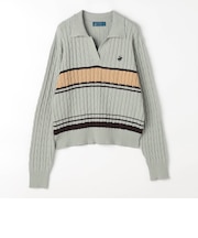 【BEVERLY HILLS POLO CLUB】スキッパー明きニット