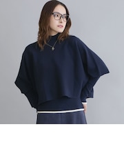 2WAYポンチョ×ニットアンサンブル