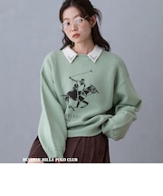【BEVERLY HILLS POLO CLUB】ロゴニットプルオーバー