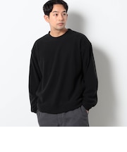 コーデュロイ調裏シャギープルオーバー