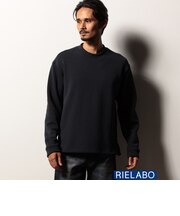 【RIELABO】ワッフルショートモックネックカットソー(日本製)