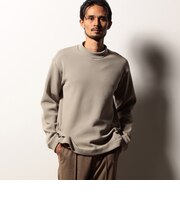 【RIELABO】ワッフルショートモックネックカットソー(日本製)