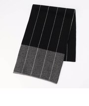 カシミヤブレンド パターンマフラー