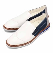 ランバンオンブルー LANVIN en Bleu  バイカラースリッポン カジュアルシューズ  86520