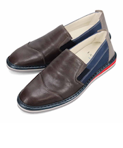 ランバンオンブルー LANVIN en Bleu  バイカラースリッポン カジュアルシューズ  86520