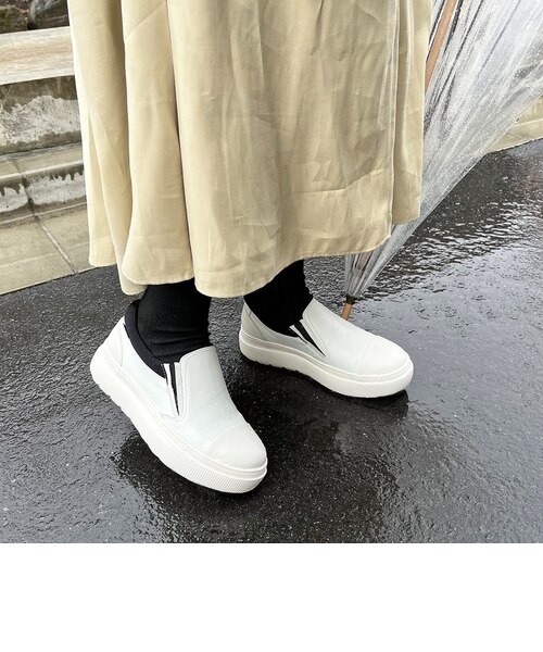 GORE-TEX】マドラスウォーク madras Walk 厚底レザースリッポン