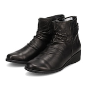 【防滑ソールタイプ】ミッシー デ ミッシー missy des missy しっとり＆ソフトな牛革を使用した  カジュアルショートブーツ MMD4630AH