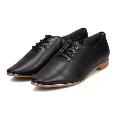 テーン tehen レースアップ ベーシックフラットパンプス　TN1801