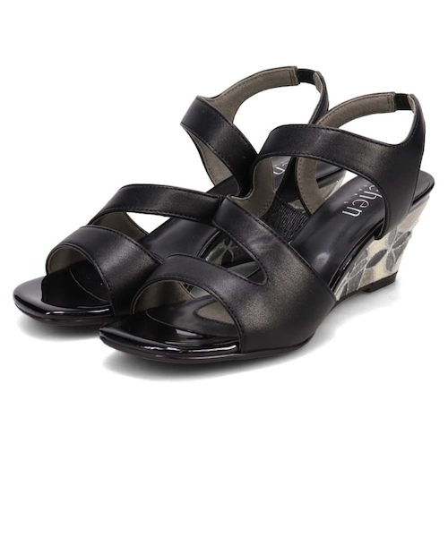 テーン tehen ステンドグラスウエッジヒールサンダル TN1803｜マドラス