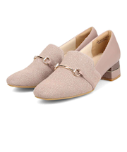 テーン tehen  伸縮性のあるニット使いでストレスフリーな甲深パンプス  TN1787