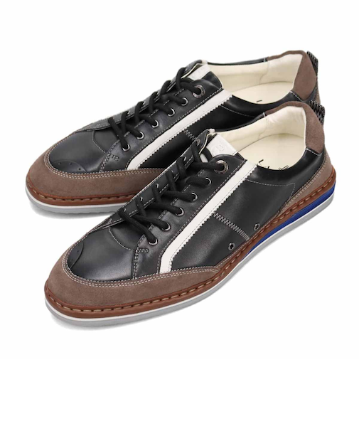 ランバンオンブルー LANVIN en Bleu  サイドラインレースアップスニーカー 86533