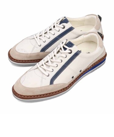 ランバンオンブルー LANVIN en Bleu  サイドラインレースアップスニーカー 86533