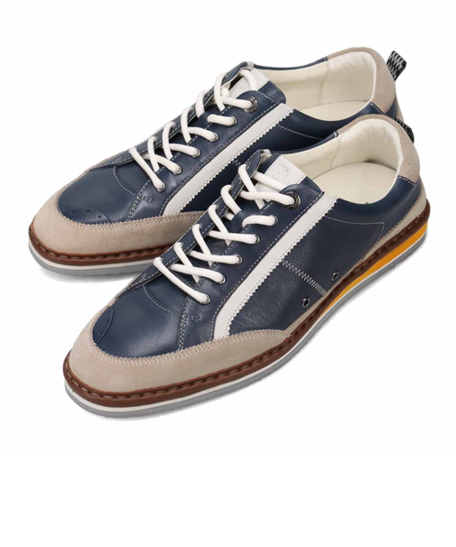 ランバンオンブルー LANVIN en Bleu サイドラインレースアップスニーカー 86533