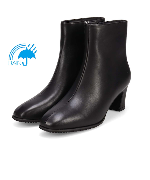 【撥水仕様】モデロ MODELLO 5.5cmヒール エレガンスショートブーツ  DML5502