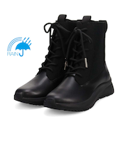 【撥水仕様】モデロ MODELLO 5.0cmヒール カジュアルレースアップショートブーツ  DML8818