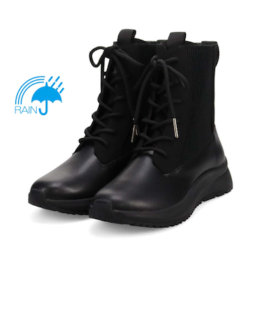 【撥水仕様】モデロ MODELLO 5.0cmヒール カジュアルレースアップショートブーツ  DML8818