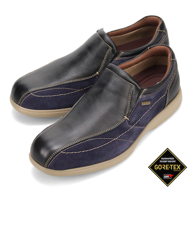 【GORE-TEX 】 マドラスウォーク madras Walk 雨に強く蒸れにくい スリッポン・ウォーキングスニーカー MW8401