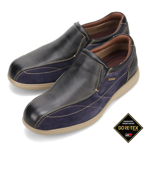 【GORE-TEX 】 マドラスウォーク madras Walk 雨に強く蒸れにくい スリッポン・ウォーキングスニーカー MW8401