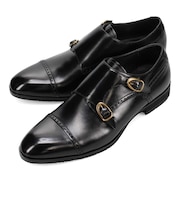 【防滑ソール】【軽量】マドラス madras ダブルモンクビジネスシューズ  SPM423