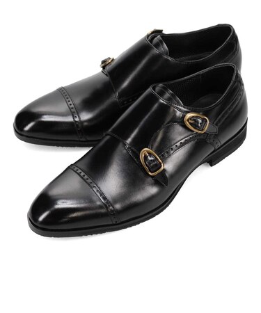 【防滑ソール】【軽量】マドラス madras ダブルモンクビジネスシューズ  SPM423