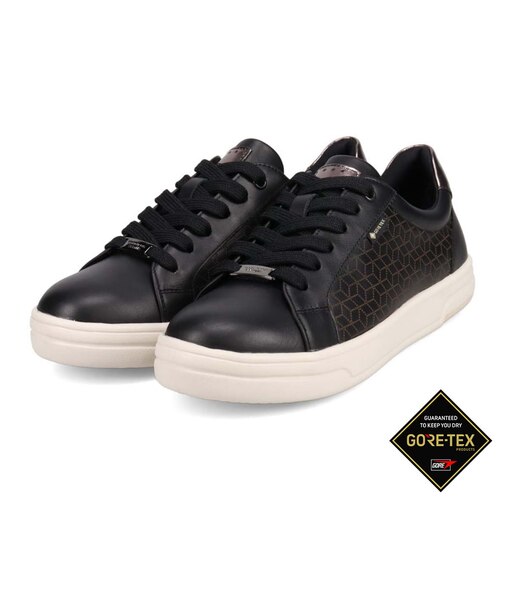 【GORE-TEX】マドラスウォーク madras Walk　幾何学模様レースアップ レザースニーカー  MWL1022C