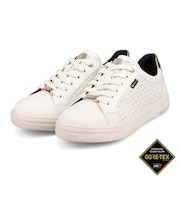 【GORE-TEX】マドラスウォーク madras Walk　幾何学模様レースアップ レザースニーカー  MWL1022C