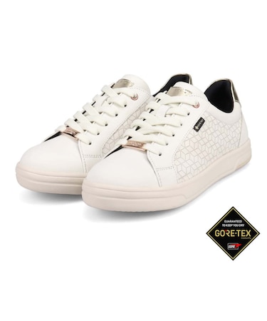【GORE-TEX】マドラスウォーク madras Walk　幾何学模様レースアップ レザースニーカー  MWL1022C