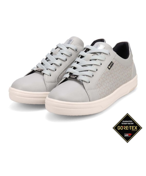【GORE-TEX】マドラスウォーク madras Walk　幾何学模様レースアップ レザースニーカー  MWL1022C
